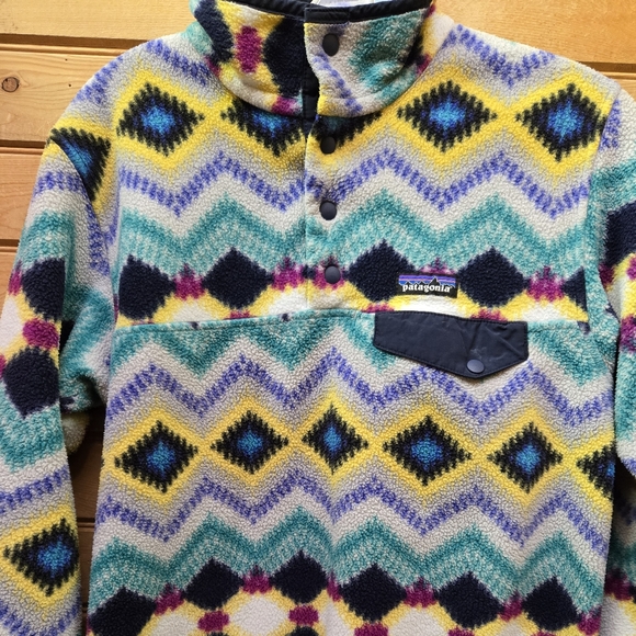 Patagonia synchilla snap T timber twist fleece - Picture 2 of 6